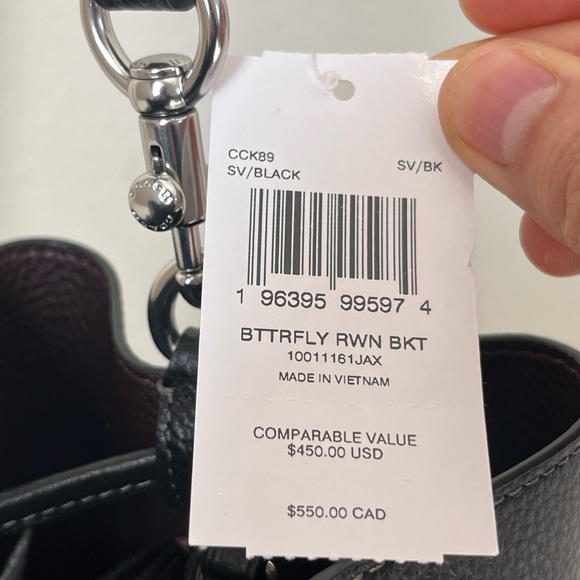 ✅Coach Rowan Bucket Bag With Butterfly Print - Picture 6 of 12